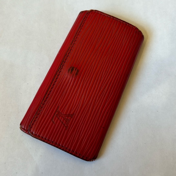 LV Red Epi Leather Key holder - Picture 1 of 5